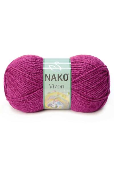 NAKO Ακρυλικό νήμα πλεξίματος στο χέρι Vizon Premium, Χρώμα Νο:6964, με σκουλ...