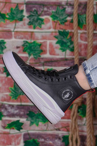U.S. Polo Assn. Negru - U.S. Polo Assn Clementine Pantofi sport cu piele unisex