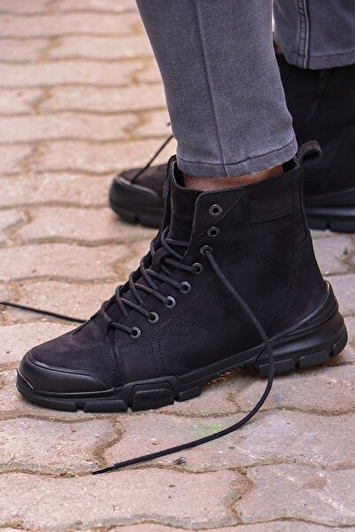 Hammer Jack Ανδρικές μπότες από γνήσιο δέρμα Bonn 21520 με φερμουάρ