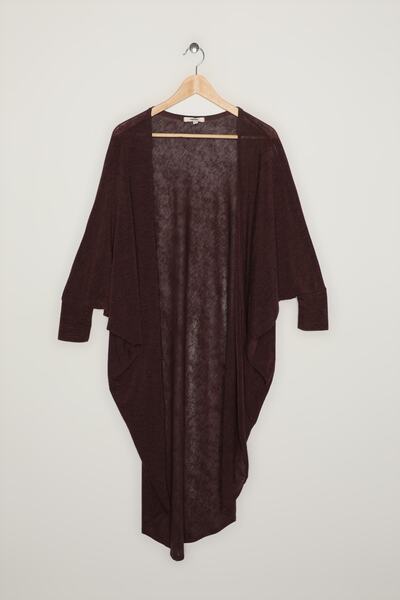 Koton Cardigan liliac pentru femei 5YAK58654GK