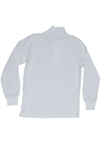 TrendAll Butik Tricou alb cu mânecă lungă unisex pentru copii și adolescenți