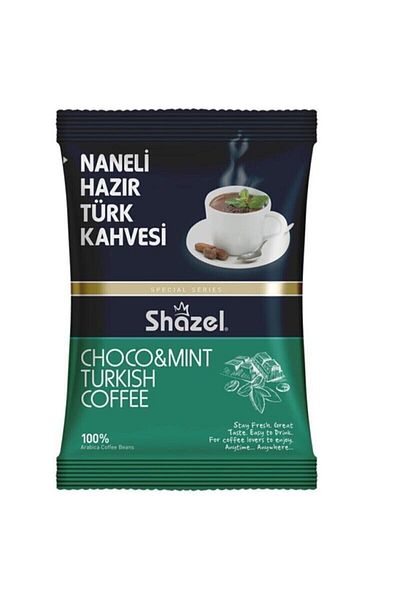 Shazel 100 G Special Instant Turkish Coffee with Mint