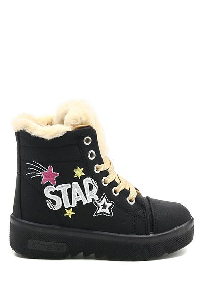 Kinetix Sevay Up 1pr Black Girl's Daily Boots