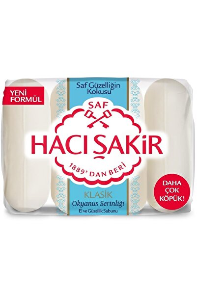 Hacı Şakir صابون نضارة المحيط الكلاسيكي 4 × 70 جرام
