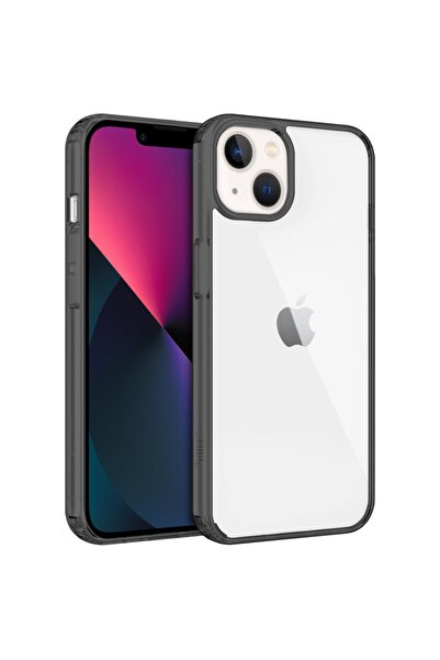 Buff Iphone 13 Mini Uyumlu Siyah Air Hybrid Kılıf Smoke Black