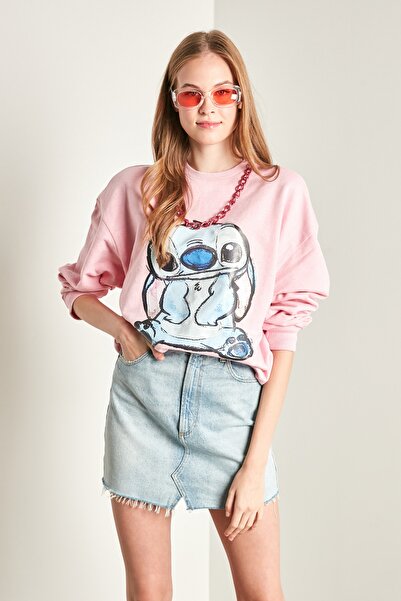 Y-London Sweatshirt - Pink - Oversize
