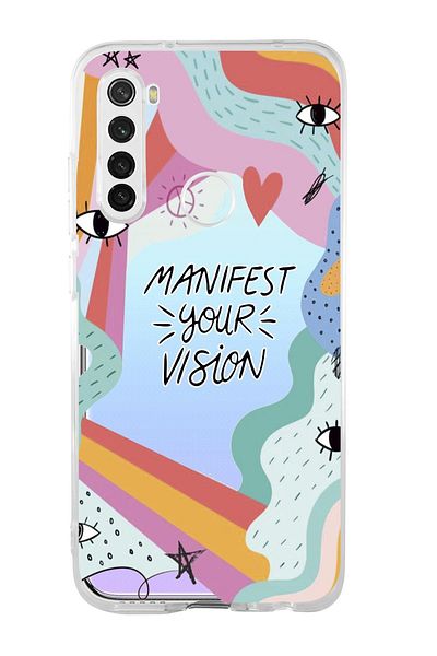 mooodcase حافظة هاتف Xiaomi Redmi Note 8 تكشف عن رؤيتك الفاخرة من السيليكون الشفاف
