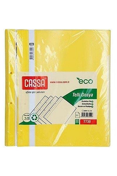 Cassa Brand: Plastic Wire File Yellow 1 Pack of 50 (50 Pieces) Category: Files