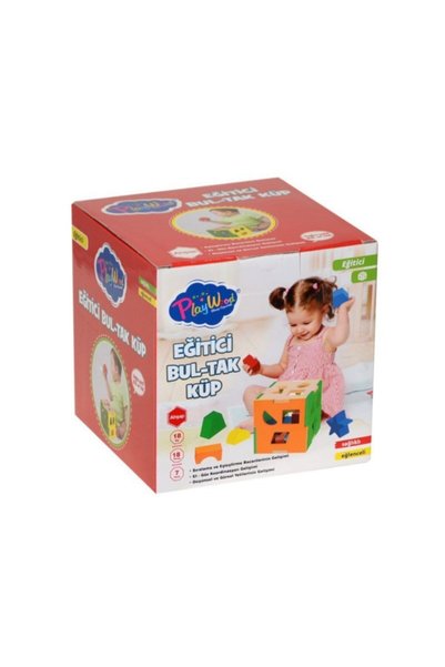 Genel Markalar Ahşap Eğitici Bul - Tak Küp - 355