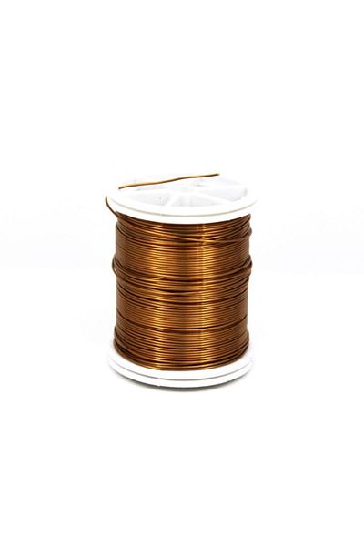 yfhobi 0.60 Mm Light Brown Color Copper Wire, Copper Floral Wire, Philography Wire (Between 14-15 Mt)