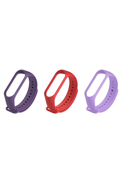 Kyver مجموعة سلك سيليكون متوافقة مع Xiaomi Mi Band 4 و3 مكونة من 3 قطع 18