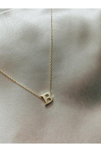 Wind Silver 925 Ayar Gümüş Harf Kolye B