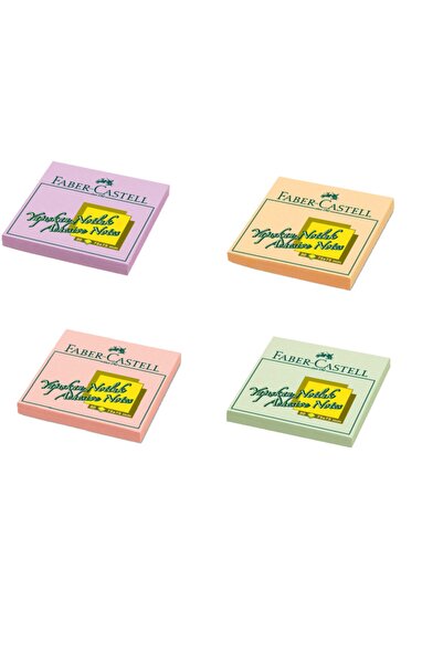 Faber Castell Harmony Colors Set of 4 Sticky Notes