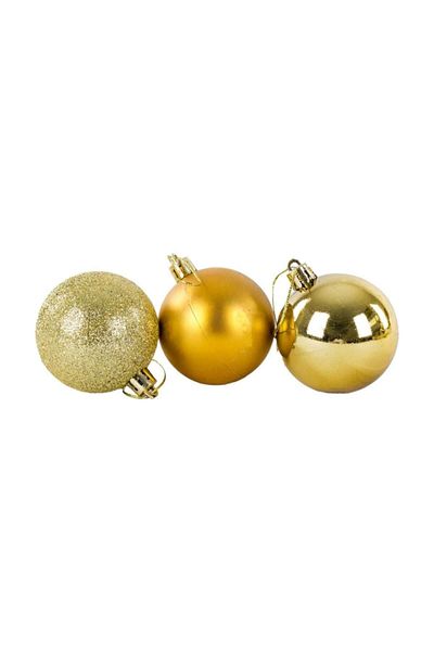 Happyland New Year's Pine Ornament Top 12 Pack 4 Cm