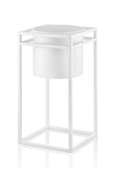 The Mia Saksı 60 X 30 X 30 Cm Beyaz