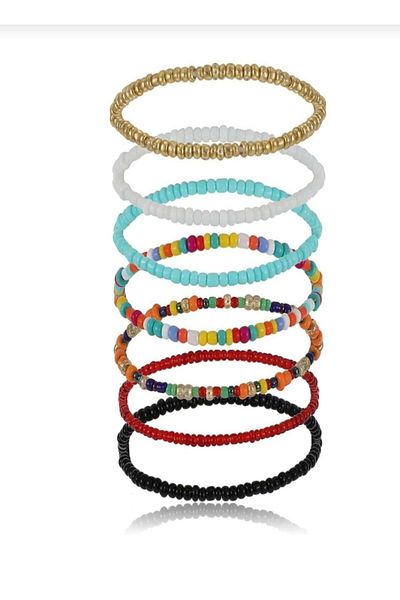 Aksesuar 7-Piece Anklet Set