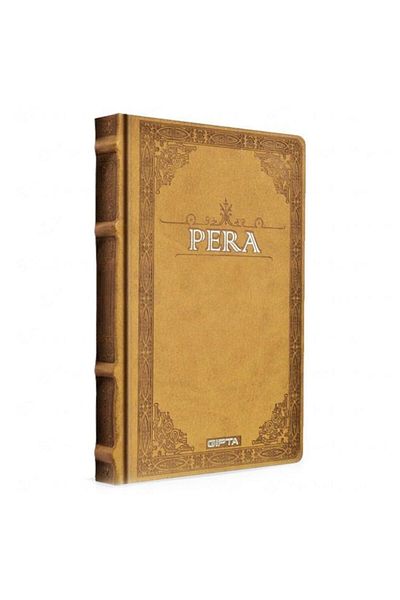 Gıpta دفتر ملاحظات بيرا 17*24 160 ورقة غير مبطن مع غطاء جلدي