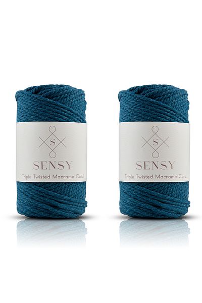 SENSY Knitting frânghie - Albastru