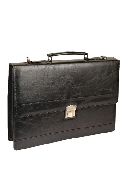 Alone Black S. Leather Briefcase 1207