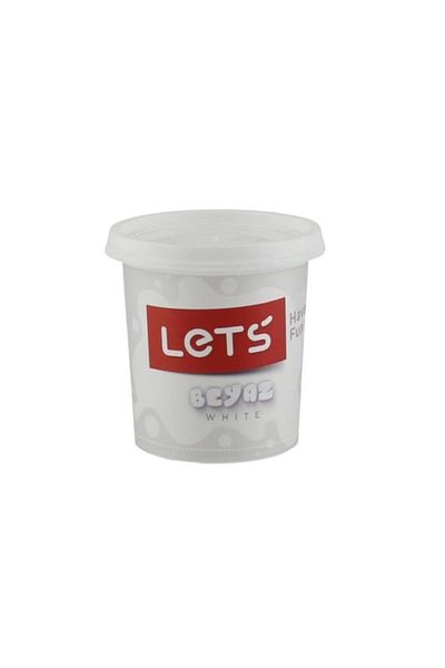 Lets Single Color Play Dough White 150 Gr.