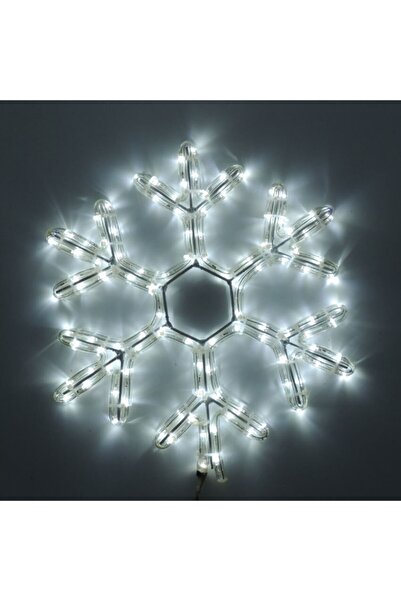 Sunlight Led Işıklı Kar Tanesi Yılbaşı Süsü 220v Beyaz 35 Cm