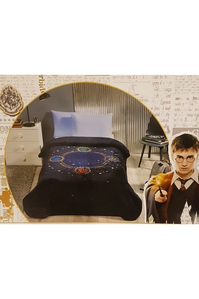 Özdilek Harry Potter Hogwards Single Licensed Blanket