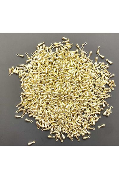 yiğit aksesuar 200 Pieces Gold Drop Jewelry Making Intermediate Apparatus