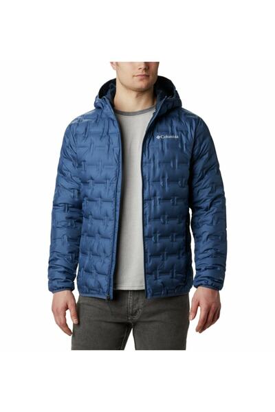 Columbia Wo 0954 Delta Rıdge Down Hooded Jacket Mavi