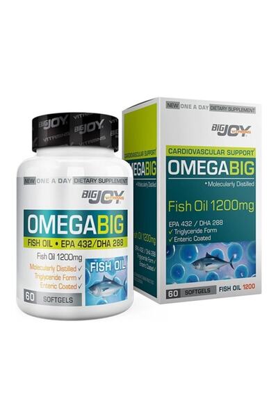 Bigjoy Sports Bigjoy Vitamins Omegabig Triglyceride Form 60 Capsules