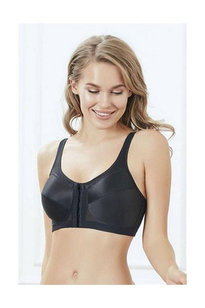Anıl Gathering Reducer Bra Without Underwire - Black 3651