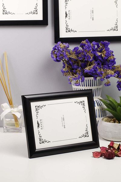 Raven 13cm X 18cm Picture, Photo, Document, Poster, Paper Frame with Adjustable Stand