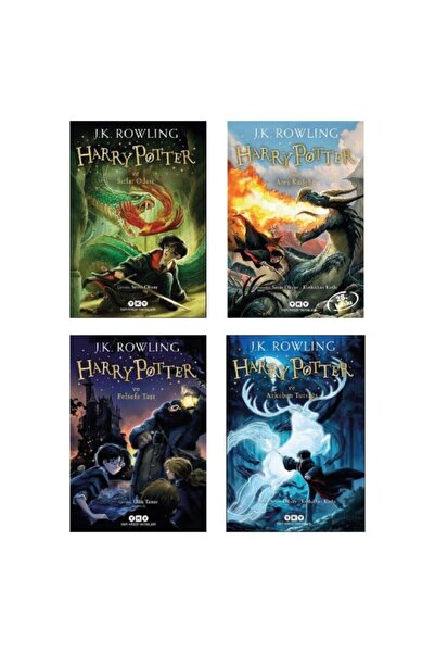 Yapı Kredi Yayınları Harry Potter 1-2-3-4 Set Ilk 4 Kitap