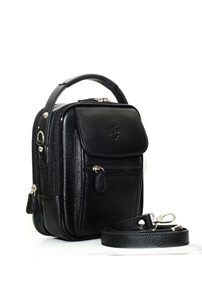 MÇ DERİ Men's Hand and Shoulder Bag 100% Genuine Calf Leather