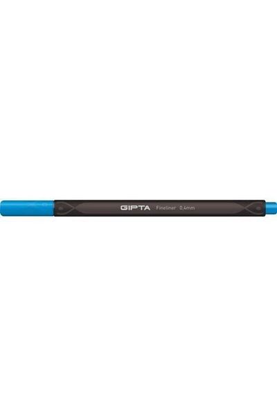Gıpta Fineliner Pen 0.4 Blue 12 Pieces