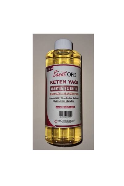 sanatofis Ağartılmış Keten Yağı 250 Ml