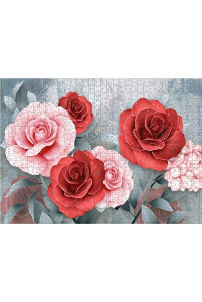Nova Puzzle Nova 2000 Piece Puzzle - Pink And Red Roses