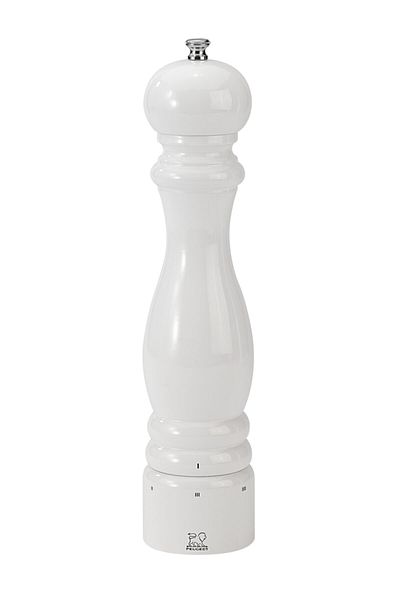 Peugeot Paris U Select Coffret Black Pepper Mill 30 Cm White Lacquer