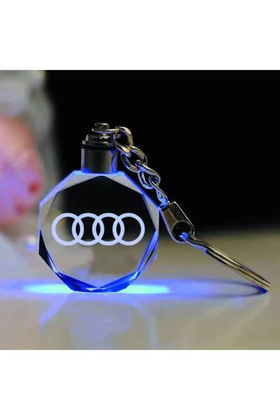 Be Hediyelik Audi Logolu Led Araba Anahtarlığı Audi Anahtarlık