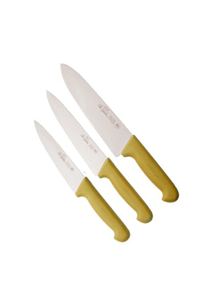 Aryıldız German 3'lü Bıçak Seti Sarı