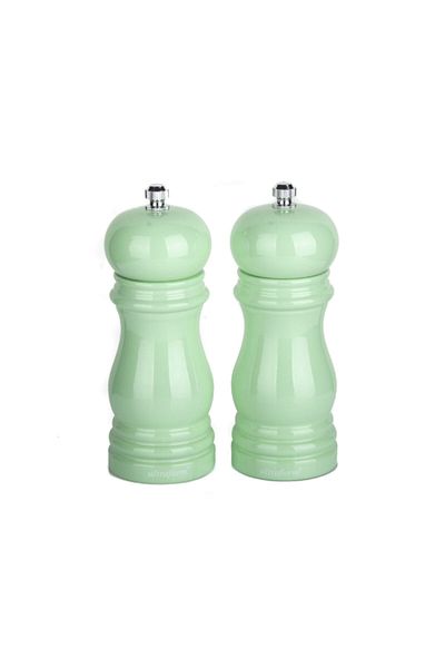 ultraform New Black Pepper And Salt Mill Set 14 Cm Green New