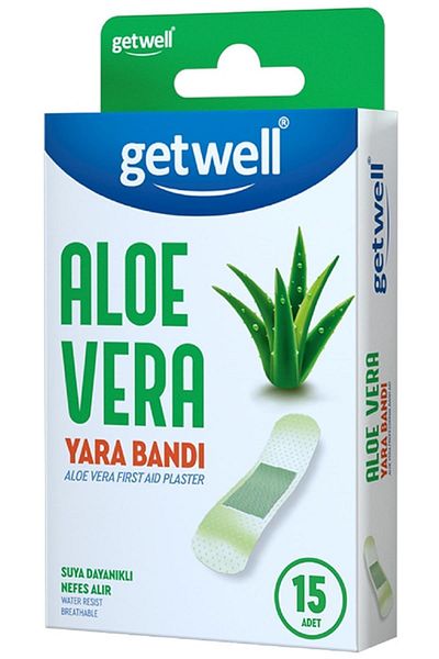 Getwell Brand: Aleovera Band-Aid Pack of 15 Category: Other Health Products