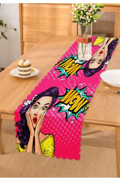 Realhomes Pop Art Ilustrat Digital Printed Decorative Runner