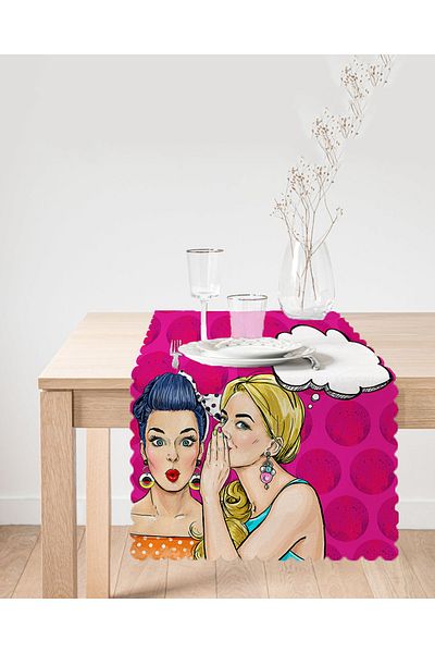 Realhomes Fashion Girl Digital Printed Modern Special Design Runner