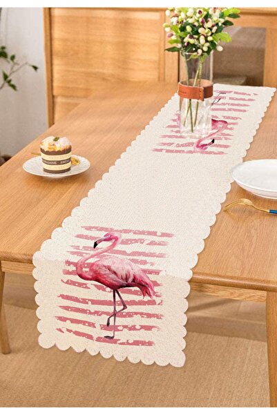 Realhomes عداء زخرفي مطبوع عليه فلامنغو منقوش بخط مسحوق