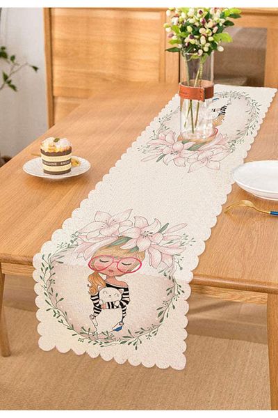 Realhomes Fashion Girl Digital Printed Modern Runner