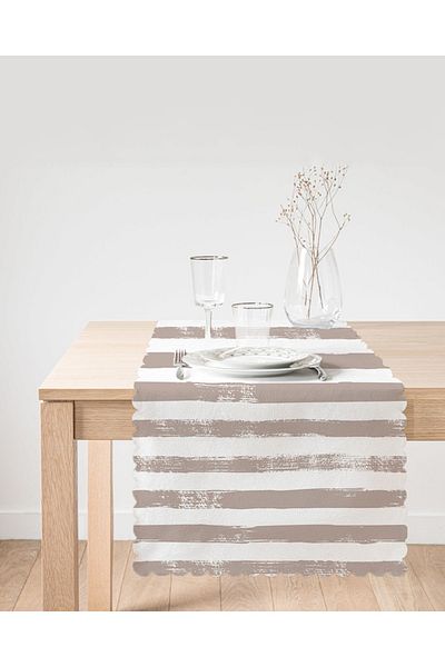 Realhomes Aleer modern decorativ cu motiv cu dungi de nurcă