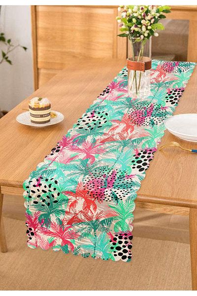 Realhomes Ogea Patterned Colorful Modern Runner
