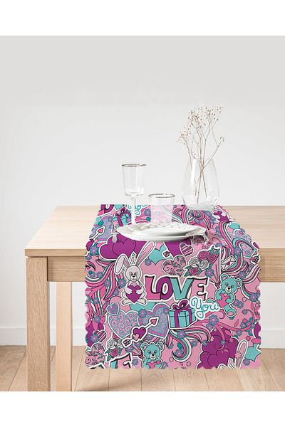 Realhomes Love You Special Designed Children's Room Runner