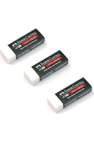 Faber Castell Faber-castell Pvc Free Büyük Beyaz Silgi 3'lü