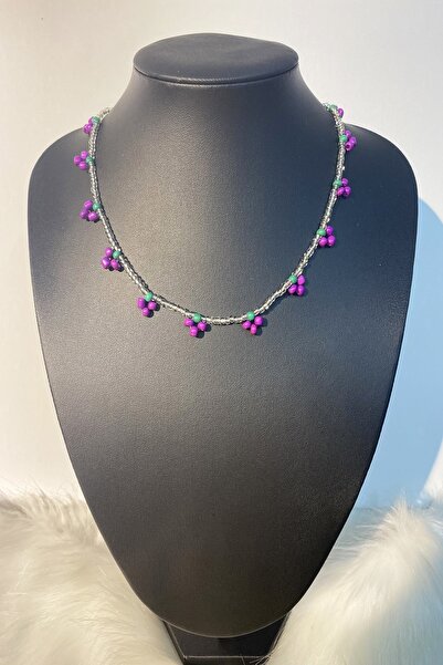 Karlay Handmade Üzümlü Boncuk Kolye